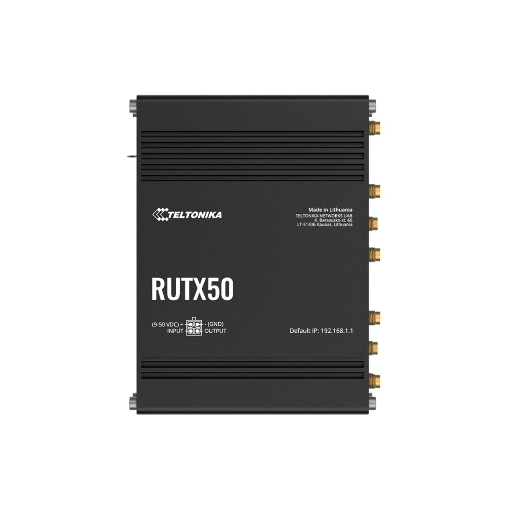 Produktbild för Teltonika RUTX50 - trådlös router - WWAN - Wi-Fi 5 - 3G, 4G, 5G - skrivbordsmodell