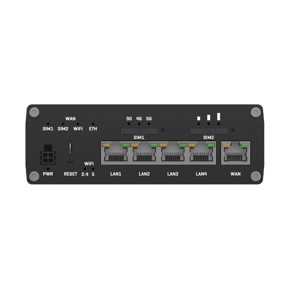 Produktbild för Teltonika RUTX50 - trådlös router - WWAN - Wi-Fi 5 - 3G, 4G, 5G - skrivbordsmodell