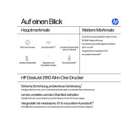 Produktbild för HP Deskjet 2910 All-in-One - multifunktionsskrivare - färg