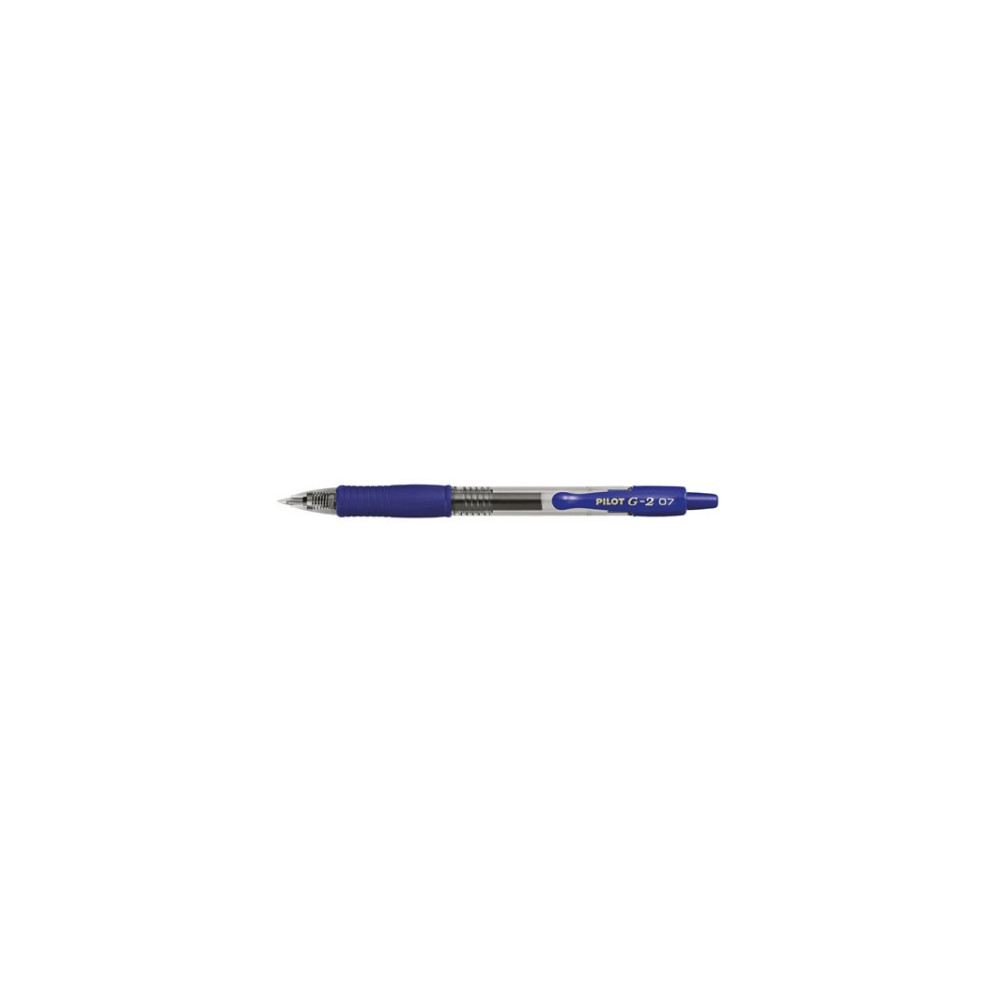 Produktbild för Gelpennor Pilot G-2 påfyllningsbara 0,7 mm medium blå – 20-p...