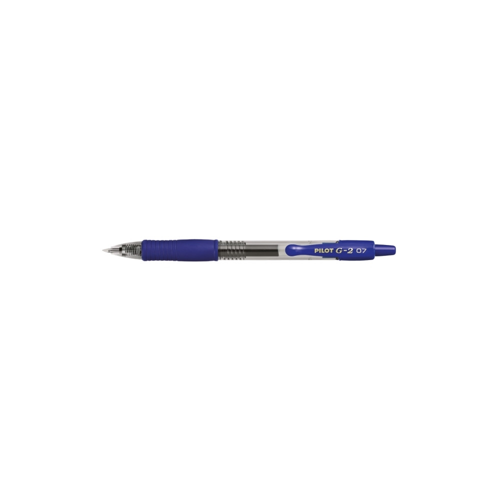 Produktbild för Gelpennor Pilot G-2 påfyllningsbara 0,7 mm medium blå – 20-p...