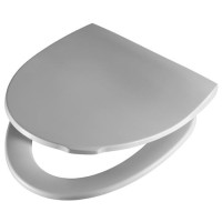 Produktbild för Csslr Plus vit toalettsits i hårdplast med Soft Close och Li...