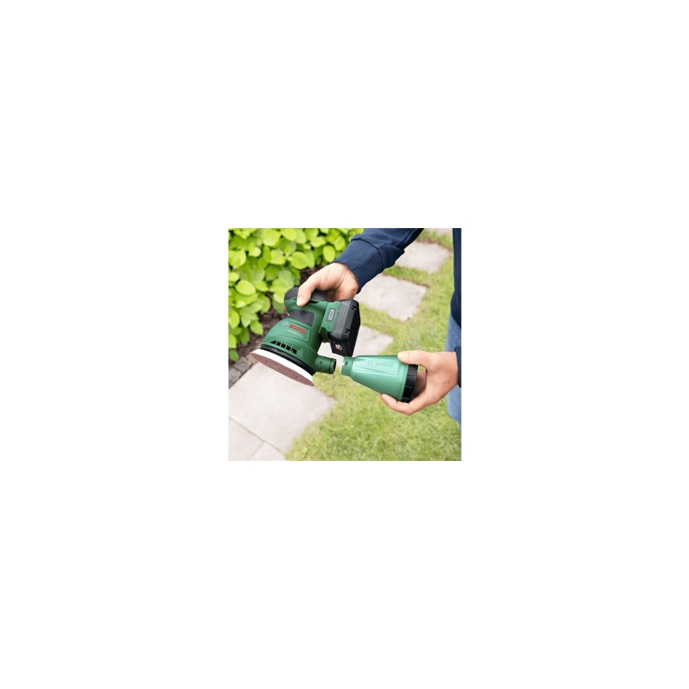 Produktbild för Bosch UniversalOrbit 18V-20, Rundslipmaskin, Svart, Grön, 10...