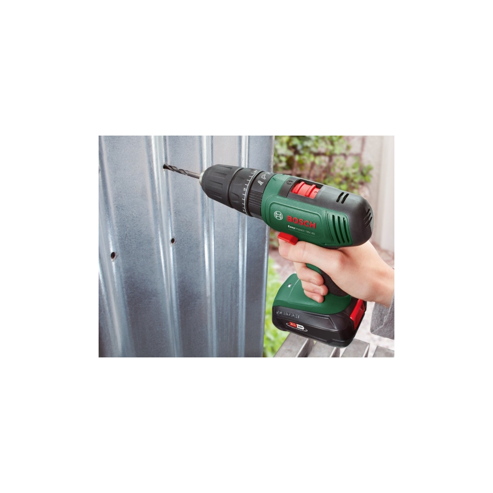 Produktbild för Bosch EasyImpact 18V-40 - slagborr/skruvdragare - sladdlös - 2 hastigheter - inget batteri