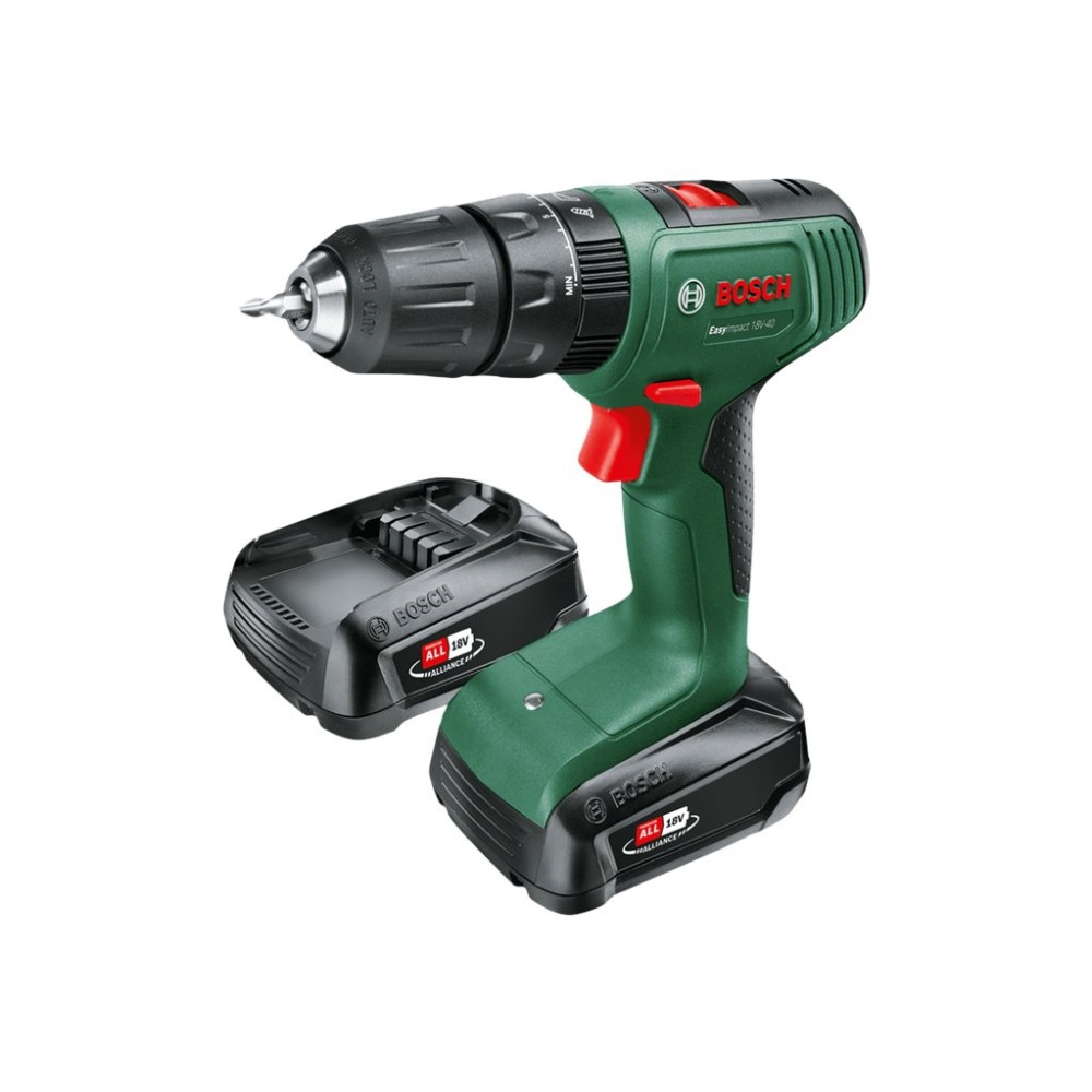 Produktbild för Bosch EasyImpact 18V-40 - slagborr/skruvdragare - sladdlös - 2 hastigheter - inget batteri