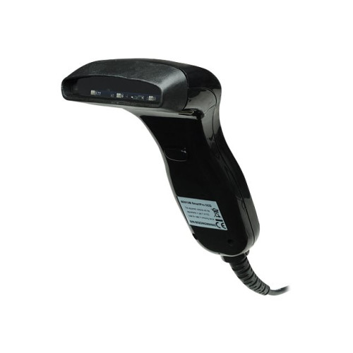 Manhattan Manhattan Contact CCD Handheld Barcode Scanner, USB, 80mm Scan Width, Cable 152cm, Max Ambient Light: 3,000 lux (sunlight), Black, Three Year Warranty, Box - streckkodsskanner