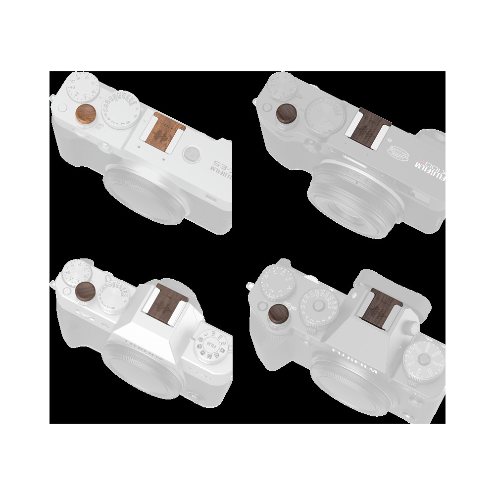 Produktbild för SmallRig 6239 Hot Shoe Cover for FUJIFILM Cameras (Walnut)