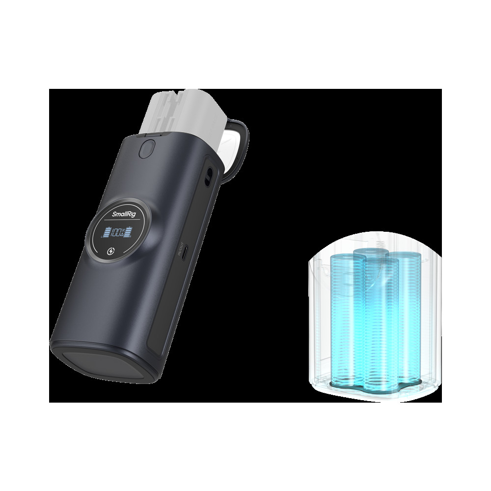 Produktbild för SmallRig 5108 Power Bank Charger Case Kit for Canon LP-E6P / LP-E6NH Camera Batteries