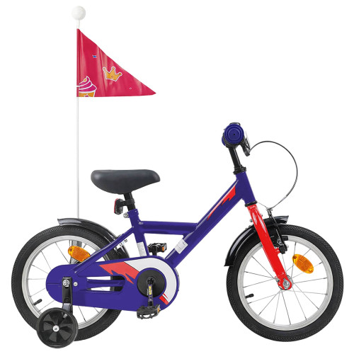 vidaXL Barncykel 12 Tum för 2-4 åringar Mörkblå - Cyklar
