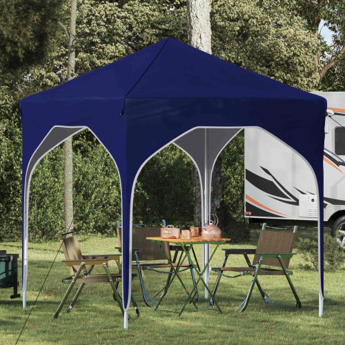 vidaXL Pop-up Partytält 194 x 194 x 245 cm Blå