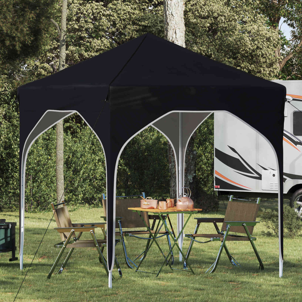Produktbild för Pop-up Partytält 194 x 194 x 245 cm Antracit