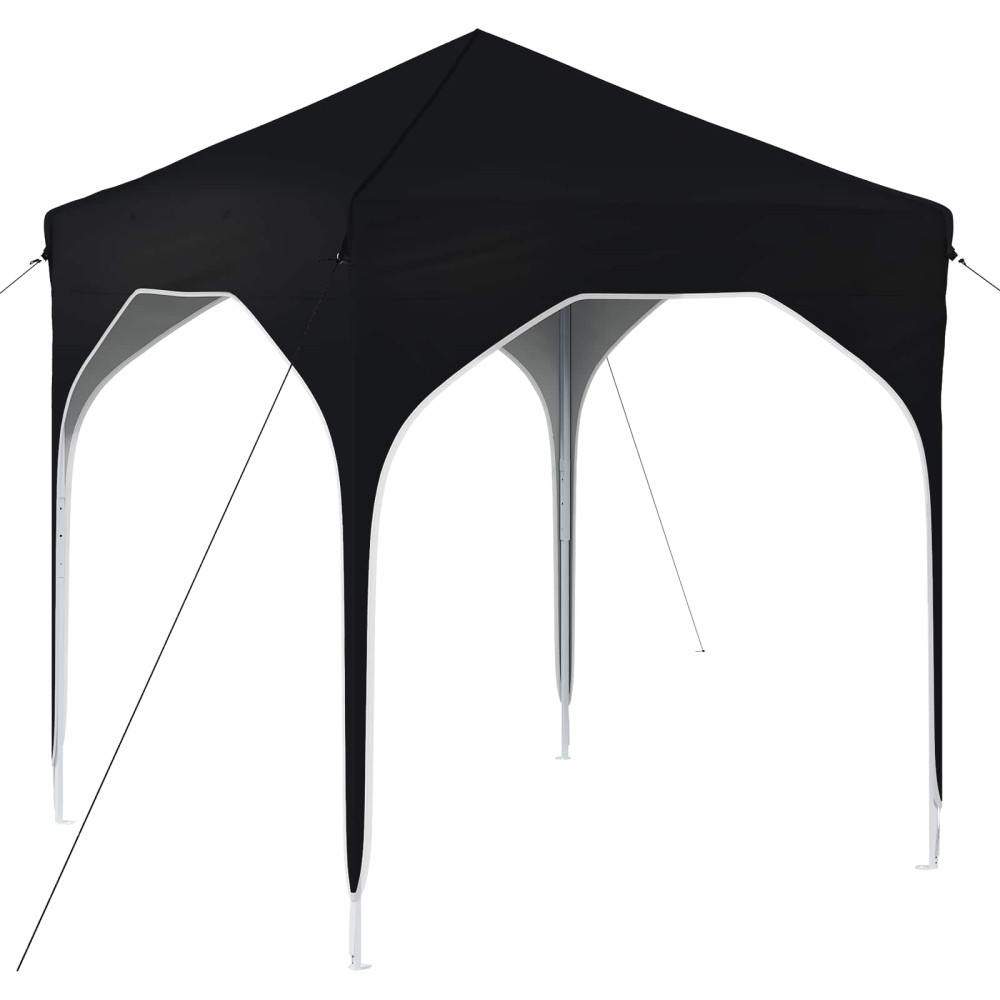 Produktbild för Pop-up Partytält 194 x 194 x 245 cm Antracit