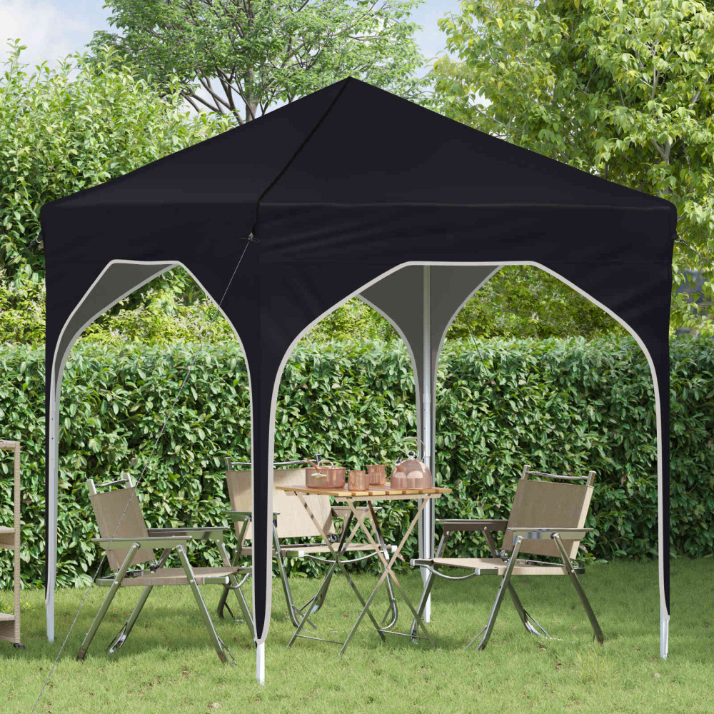 Produktbild för Pop-up Partytält 194 x 194 x 245 cm Antracit