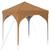 Produktbild för Pop-up Partytält 194 x 194 x 245 cm Beige