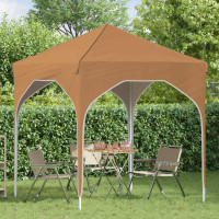Produktbild för Pop-up Partytält 194 x 194 x 245 cm Beige