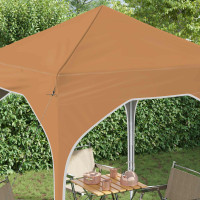 Produktbild för Pop-up Partytält 194 x 194 x 245 cm Beige