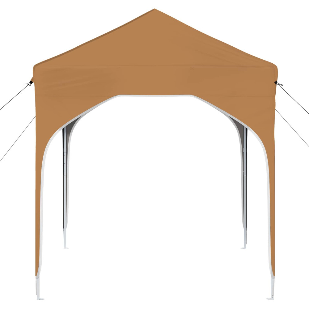 Produktbild för Pop-up Partytält 194 x 194 x 245 cm Beige