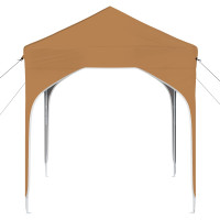 Produktbild för Pop-up Partytält 194 x 194 x 245 cm Beige