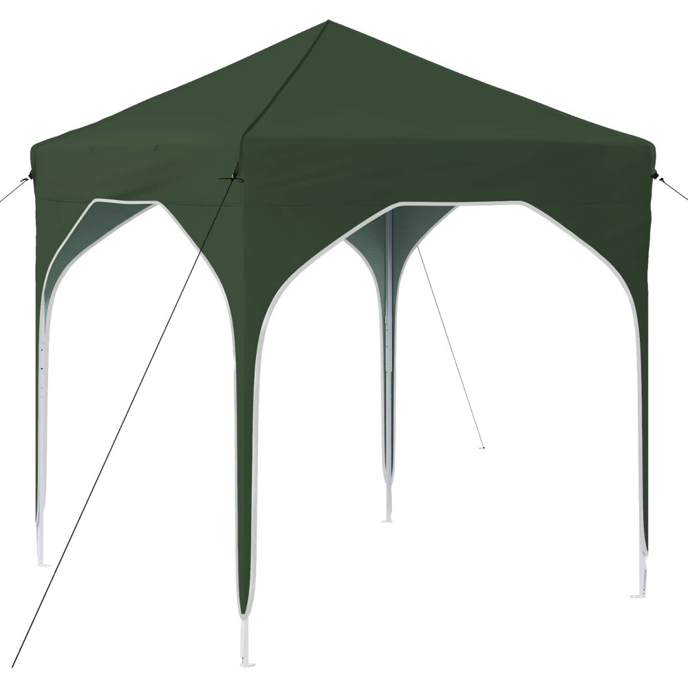 Produktbild för Pop-up Partytält 194 x 194 x 245 cm Grön