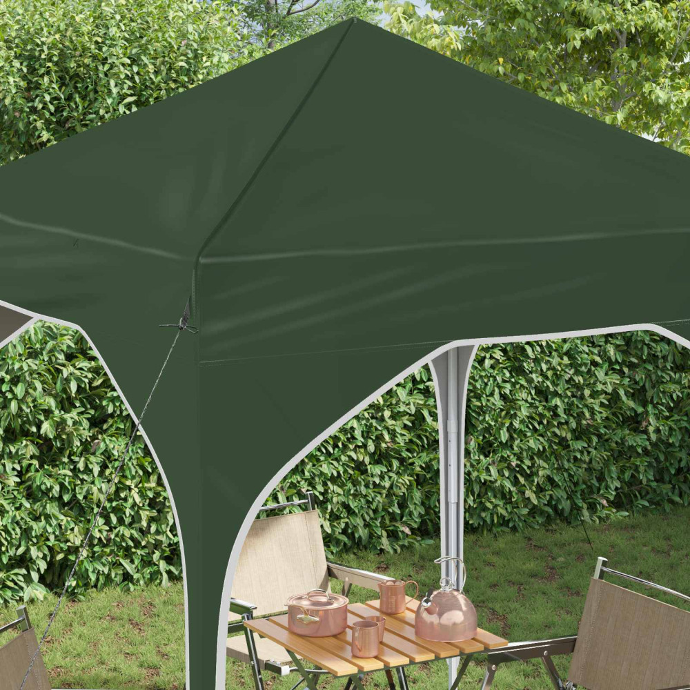 Produktbild för Pop-up Partytält 194 x 194 x 245 cm Grön