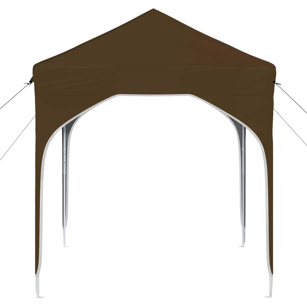 Produktbild för Pop-up Partytält 194 x 194 x 245 cm Taupe