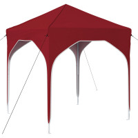 Produktbild för Pop-up Partytält 194 x 194 x 245 cm Vinröd