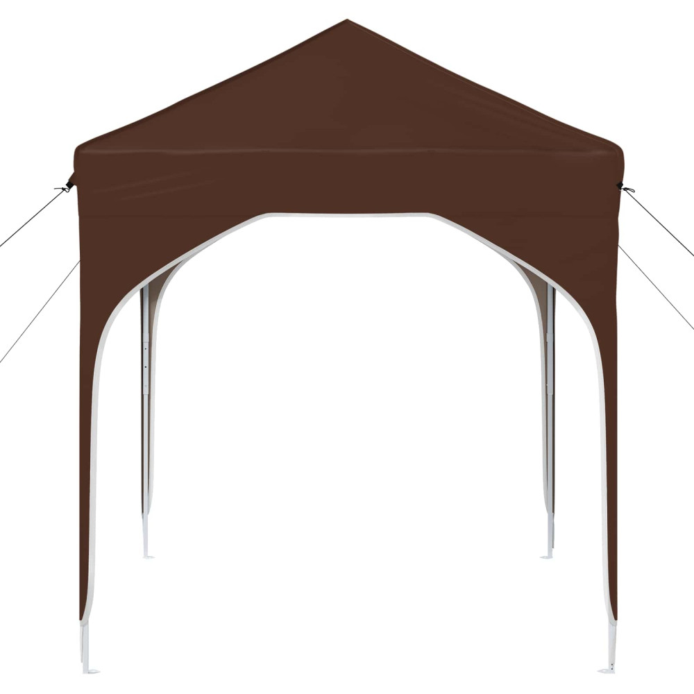 Produktbild för Pop-up Partytält 194 x 194 x 245 cm Brun