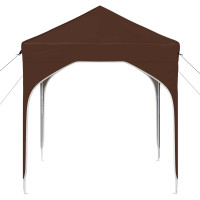 Produktbild för Pop-up Partytält 194 x 194 x 245 cm Brun