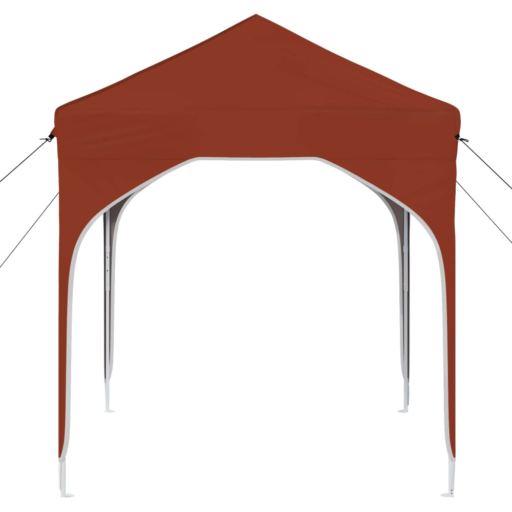 Produktbild för Pop-up Partytält 194 x 194 x 245 cm Terracotta