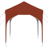 Produktbild för Pop-up Partytält 194 x 194 x 245 cm Terracotta