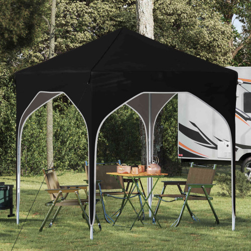 vidaXL Pop-up Partytält 194 x 194 x 245 cm Svart