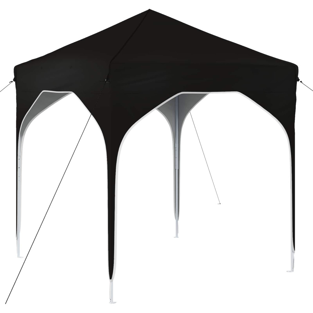 Produktbild för Pop-up Partytält 194 x 194 x 245 cm Svart