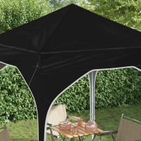 Produktbild för Pop-up Partytält 194 x 194 x 245 cm Svart
