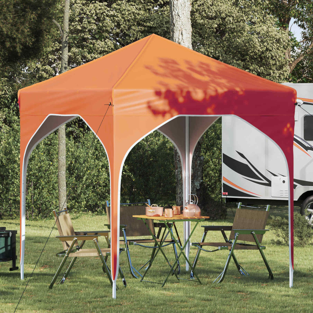 Produktbild för Pop-up Partytält 194 x 194 x 245 cm Orange