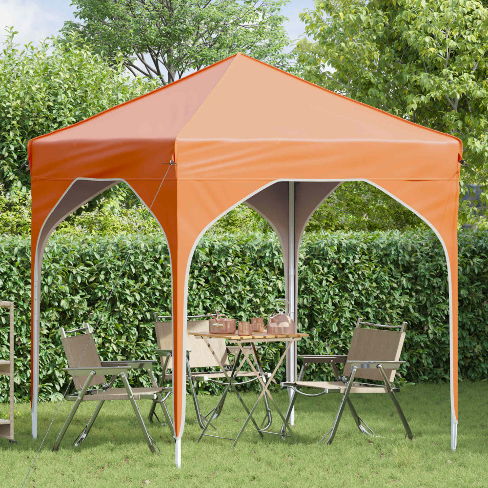 Produktbild för Pop-up Partytält 194 x 194 x 245 cm Orange