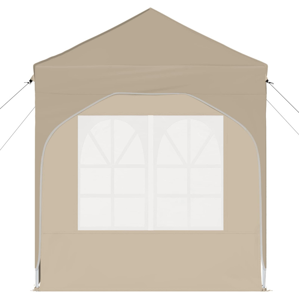 Produktbild för Pop-up Partytält 192 x 192 x 245 cm Gräddvit