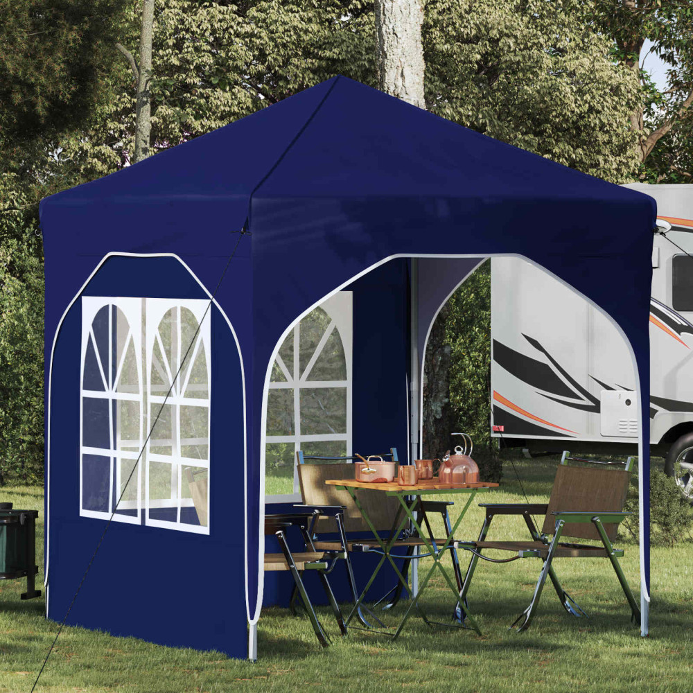 Produktbild för Pop-up Partytält 192 x 192 x 245 cm Blå