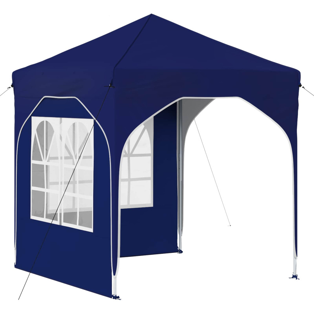 Produktbild för Pop-up Partytält 192 x 192 x 245 cm Blå