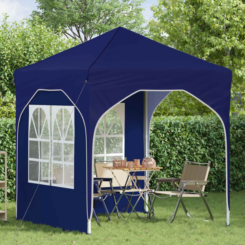 Produktbild för Pop-up Partytält 192 x 192 x 245 cm Blå