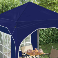 Produktbild för Pop-up Partytält 192 x 192 x 245 cm Blå