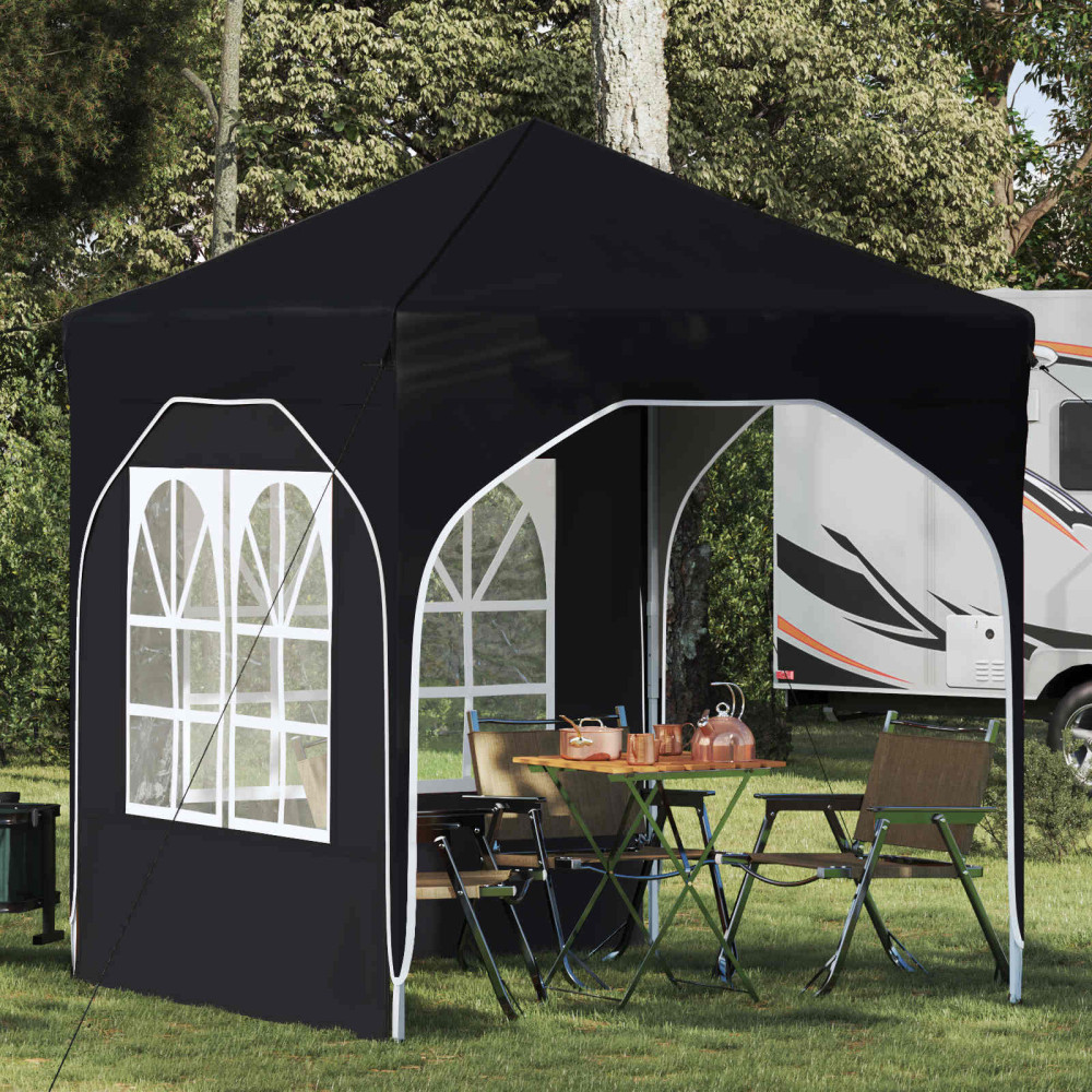 Produktbild för Pop-up Partytält 192 x 192 x 245 cm Antracit