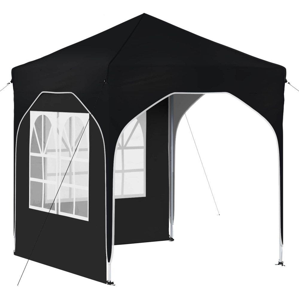 Produktbild för Pop-up Partytält 192 x 192 x 245 cm Antracit