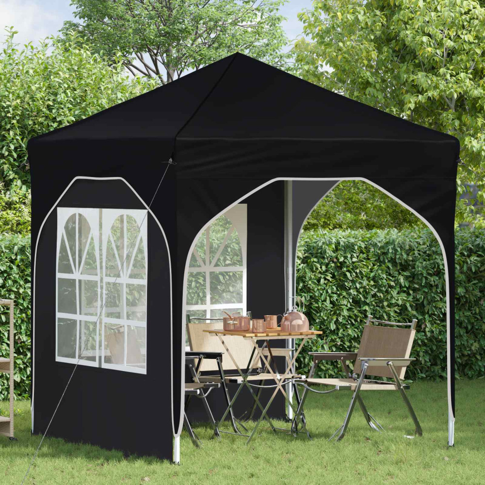 Produktbild för Pop-up Partytält 192 x 192 x 245 cm Antracit
