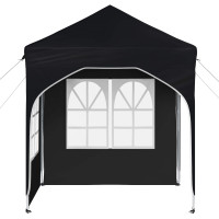 Produktbild för Pop-up Partytält 192 x 192 x 245 cm Antracit