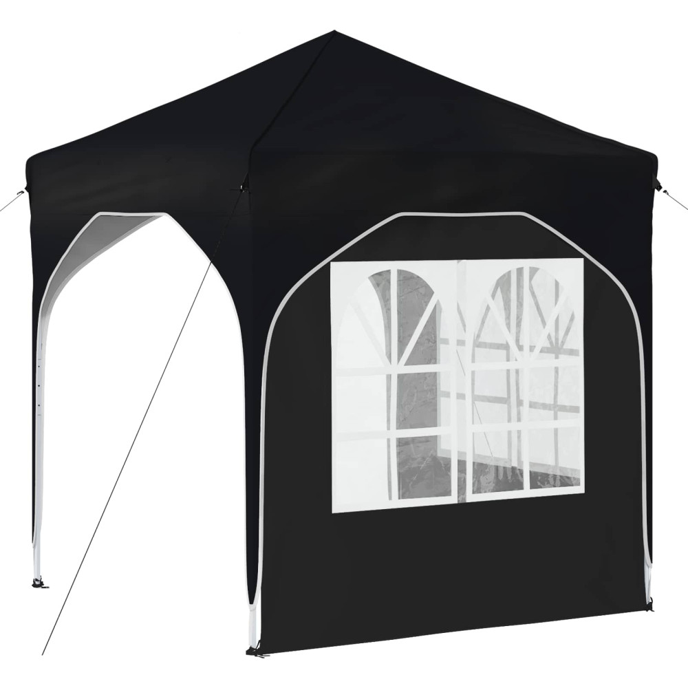 Produktbild för Pop-up Partytält 192 x 192 x 245 cm Antracit