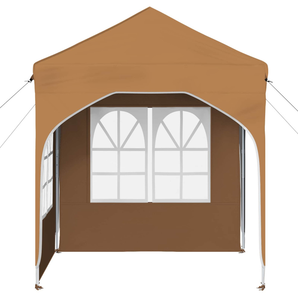 Produktbild för Pop-up Partytält 192 x 192 x 245 cm Beige