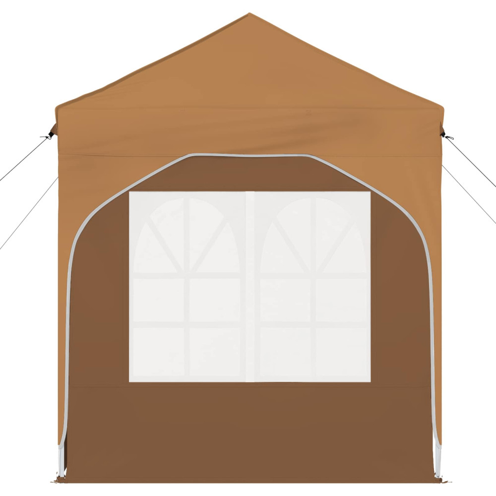 Produktbild för Pop-up Partytält 192 x 192 x 245 cm Beige