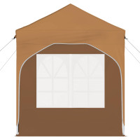 Produktbild för Pop-up Partytält 192 x 192 x 245 cm Beige