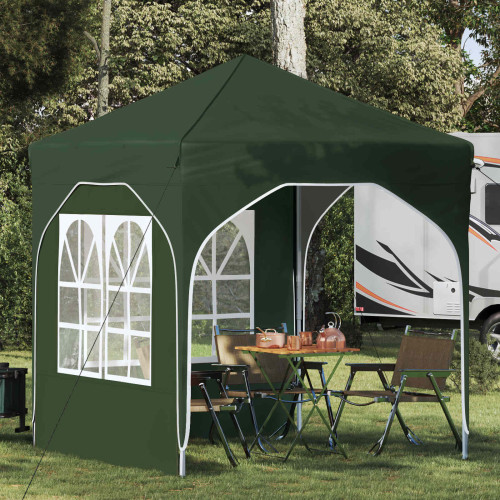 vidaXL Pop-up Partytält 192 x 192 x 245 cm Grön