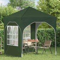 Produktbild för Pop-up Partytält 192 x 192 x 245 cm Grön